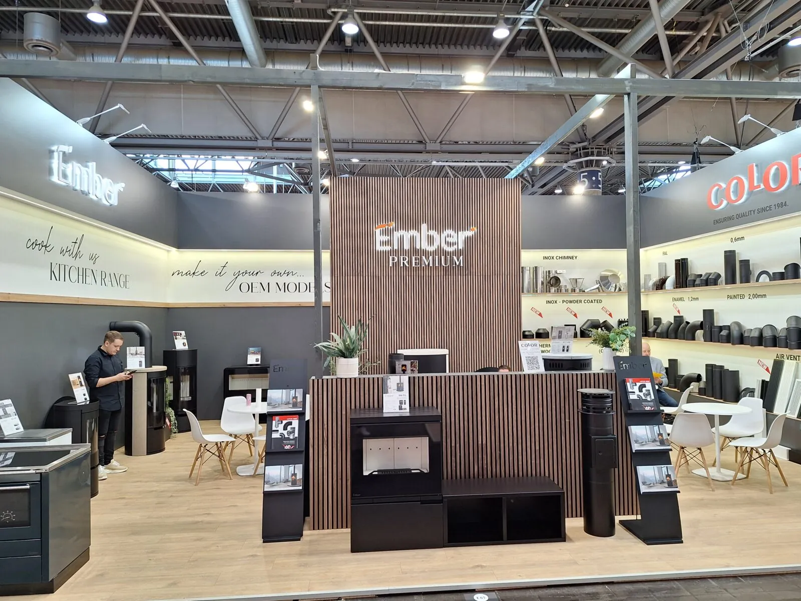 Ember Kamin at the World of Fireplaces 2025 trade fair, Leipzig - Ember Kamin 