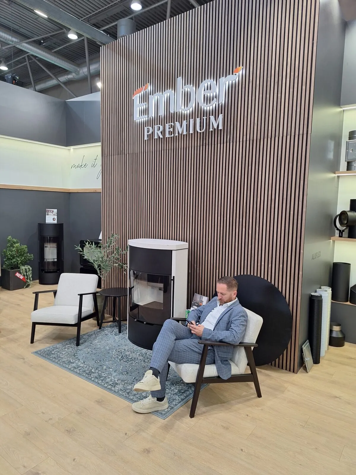 Ember Kamin at the World of Fireplaces 2025 trade fair, Leipzig - Ember Kamin 