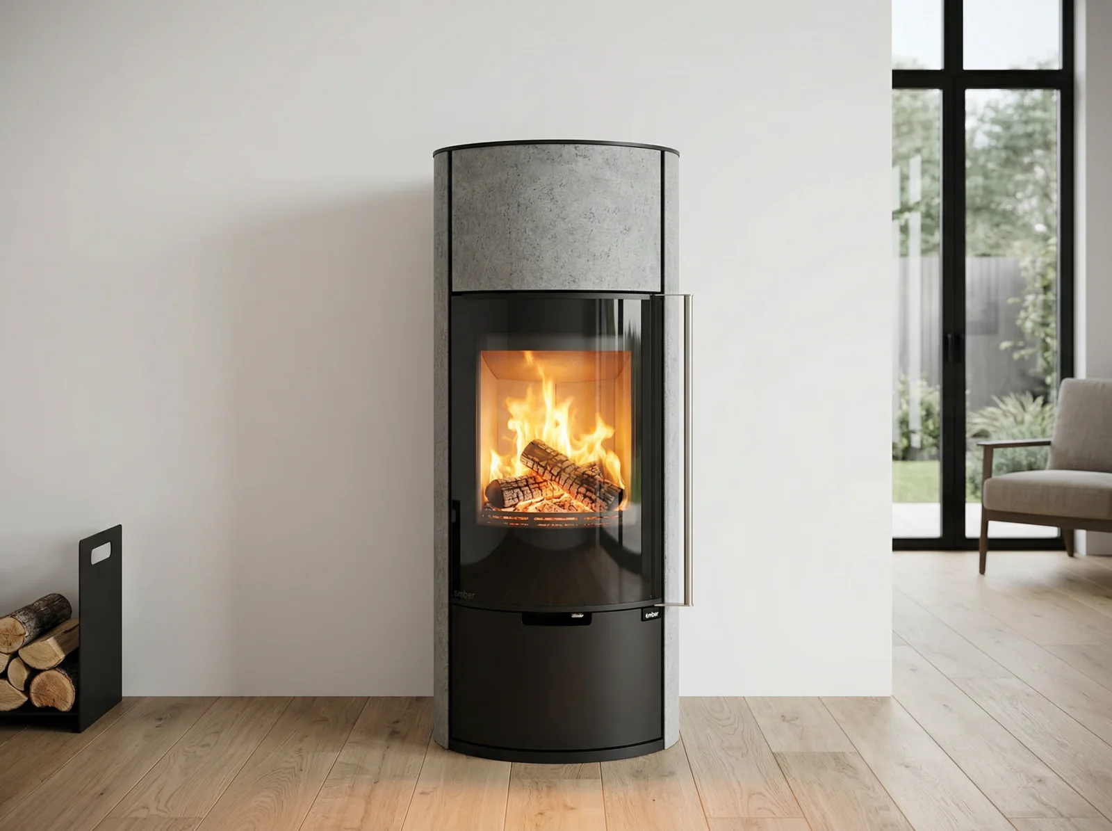 E11 FG stone cladding - Ember Kamin 