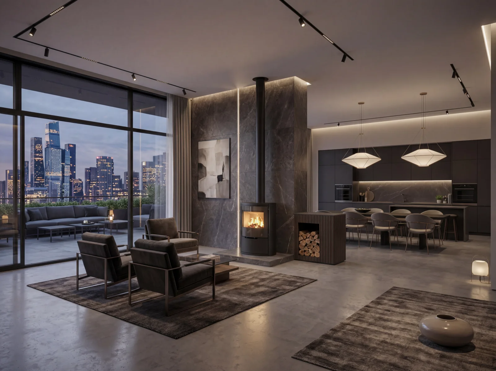 O1 FG rounded sides - Ember Kamin 